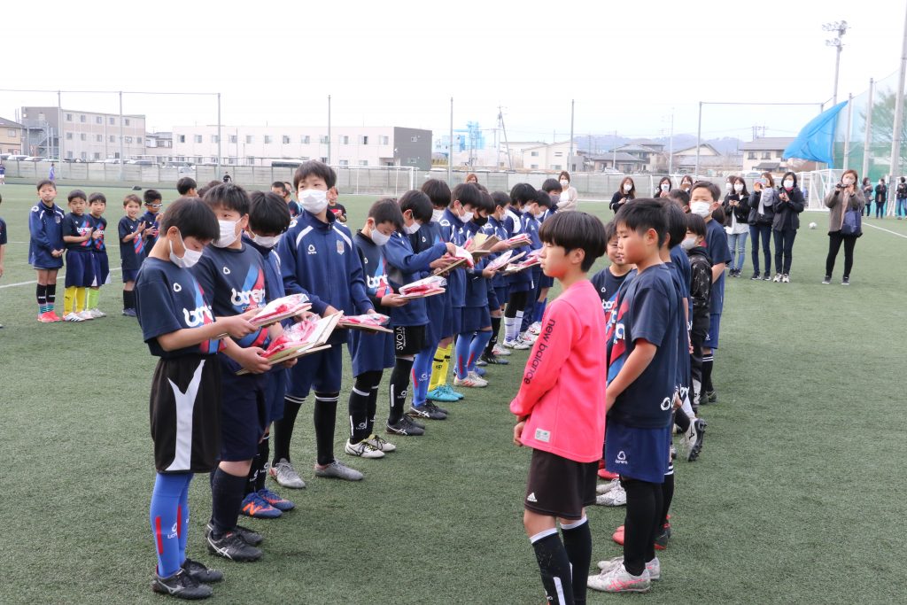 Jr-photo：卒団式＆お別れサッカー
